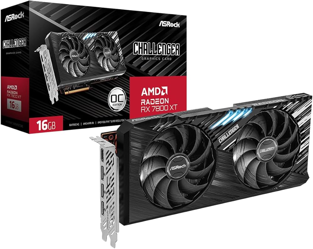 Amazon | ASRock Radeon / RX7800XT 搭載 グラフィックボード GDDR6