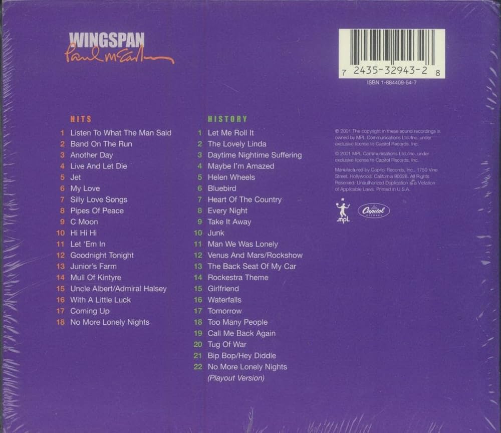 Paul McCartney - Wingspan (Hits & History) [Special Limited