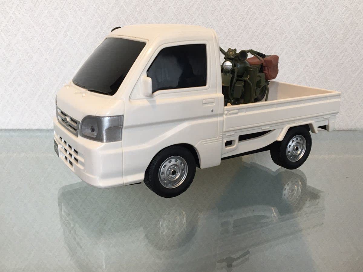 Amazon | 1/18より大きい クラシックバイクを積んだ軽トラック