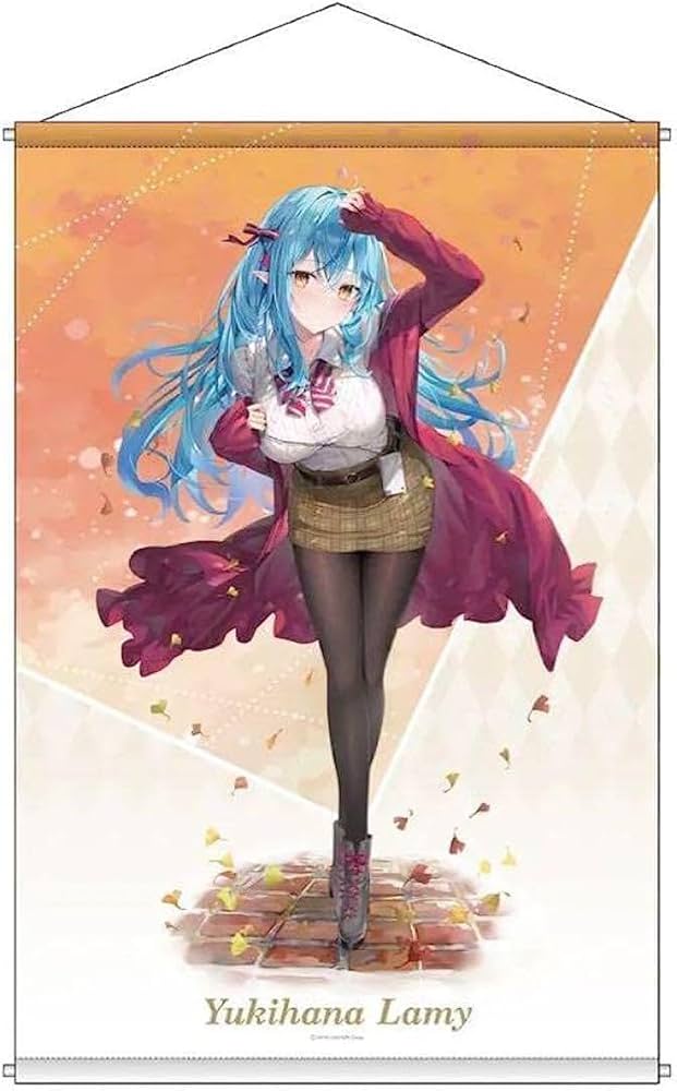 Amazon.co.jp: ホロライブ 雪花ラミィ タペストリー カプとれ : ホビー