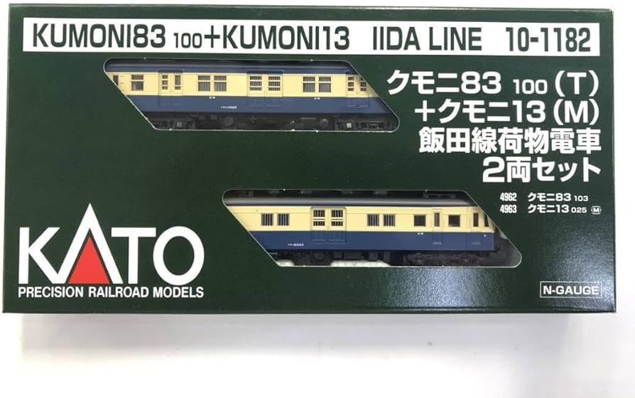 Amazon | 未使用KATO 10-1182 クモニ83-100＋クモニ13飯田線荷物電車