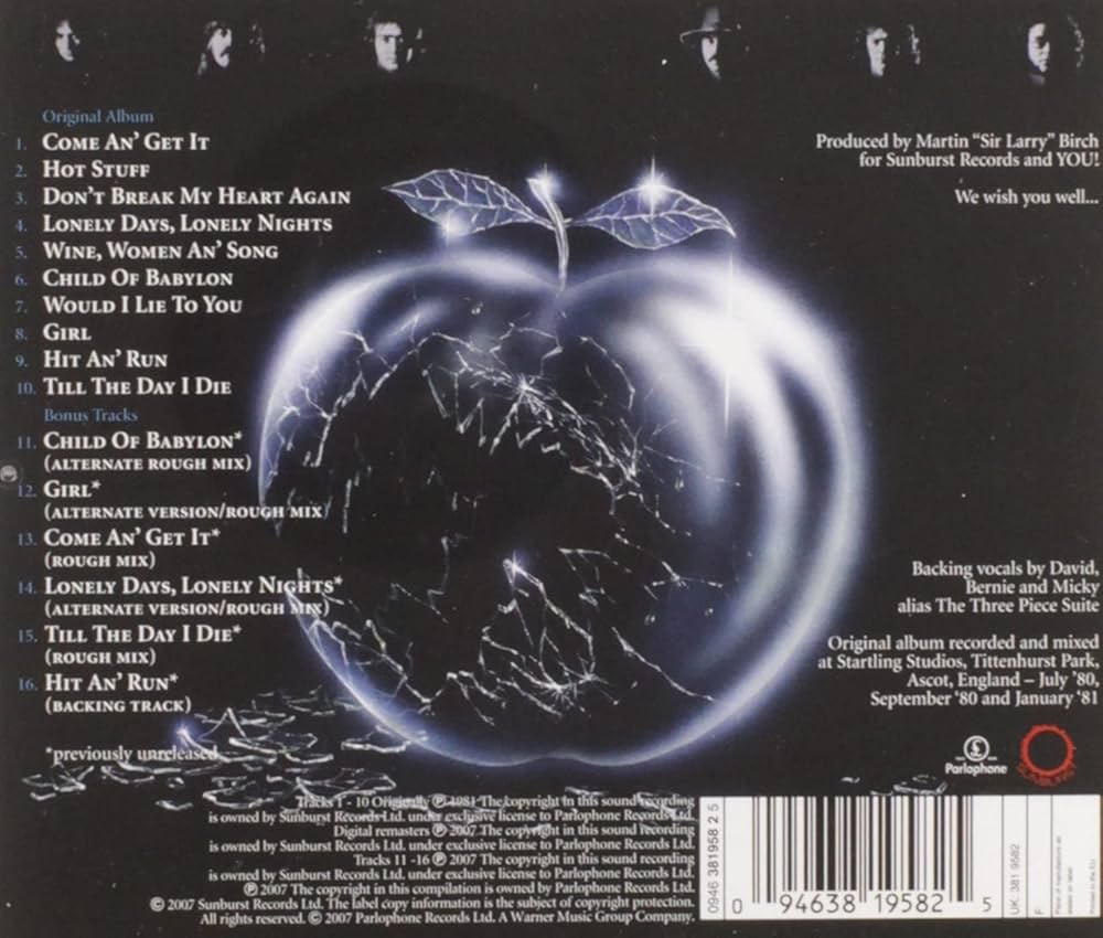 Whitesnake, Whitesnake, David Coverdale, Jon Lord, Neil Murray