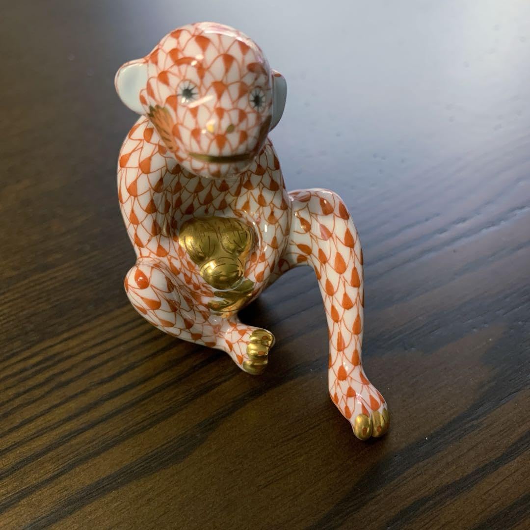 ヘレンド HEREND 干支シリーズ 猿の置物 Amazon.co.jp: おヘレンド