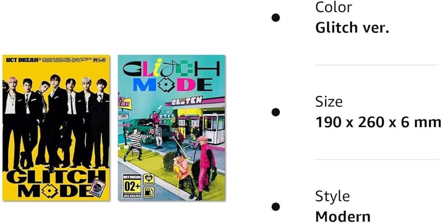 Amazon.com: SM Ent. NCT DREAM - Glitch Mode [Photobook ver.] 2nd