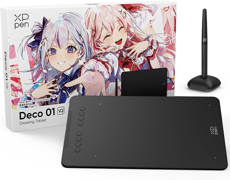 Amazon.co.jp: XPPen ペンタブレット Decoシリーズ 板タブ スマホ対応