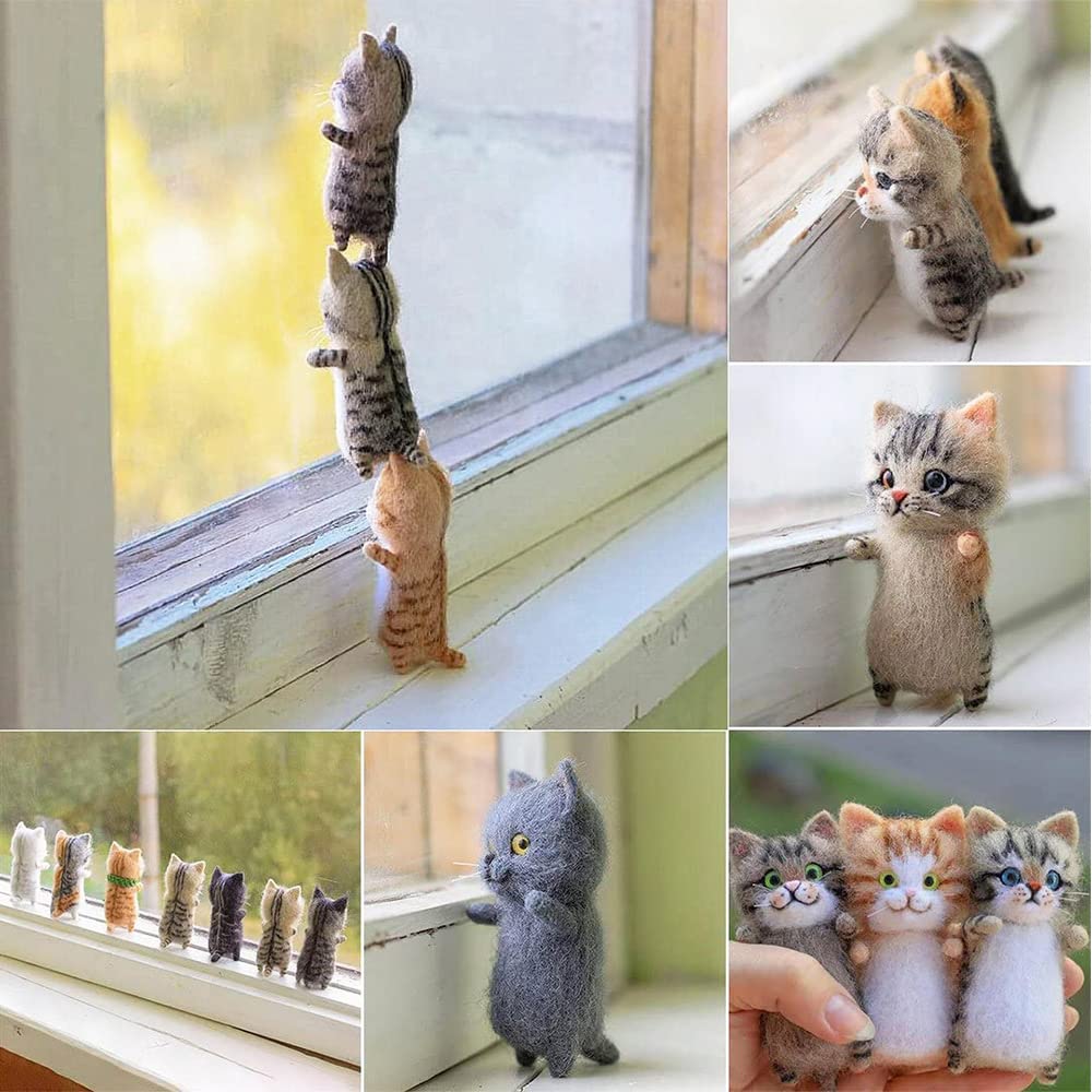 Amazon.co.jp: フェルト猫のおもちゃキット、3Dシミュレーション