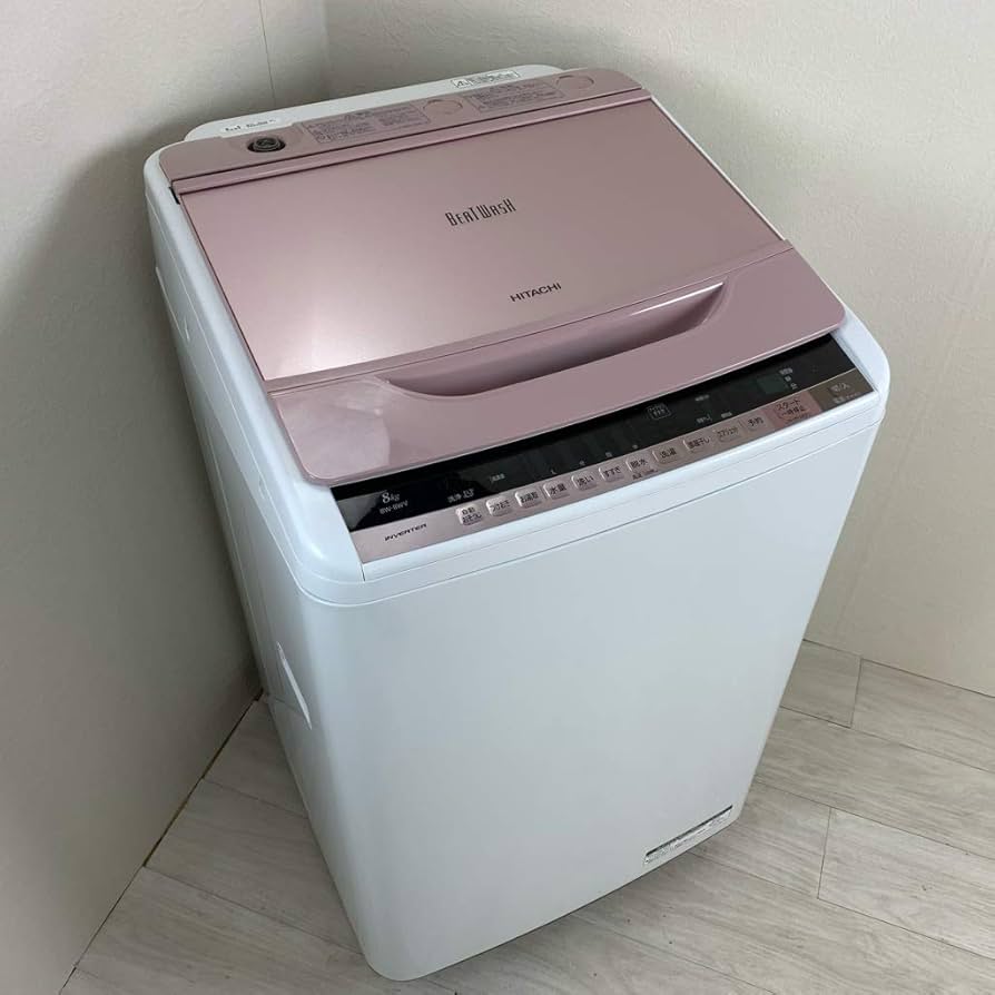 Amazon.co.jp: 日立 8.0kg 全自動洗濯機 ピンクHITACHI ビート
