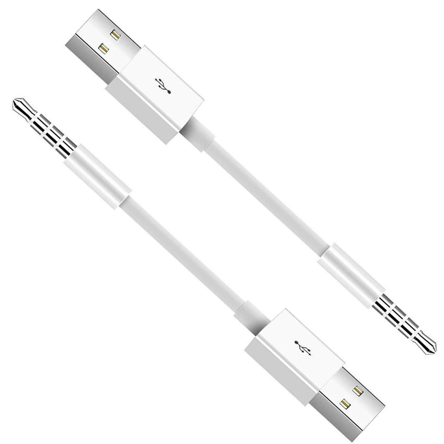 Amazon.com: for iPod Shuffle Cable, 2-Pack 3.5mm Jack Plug to USB