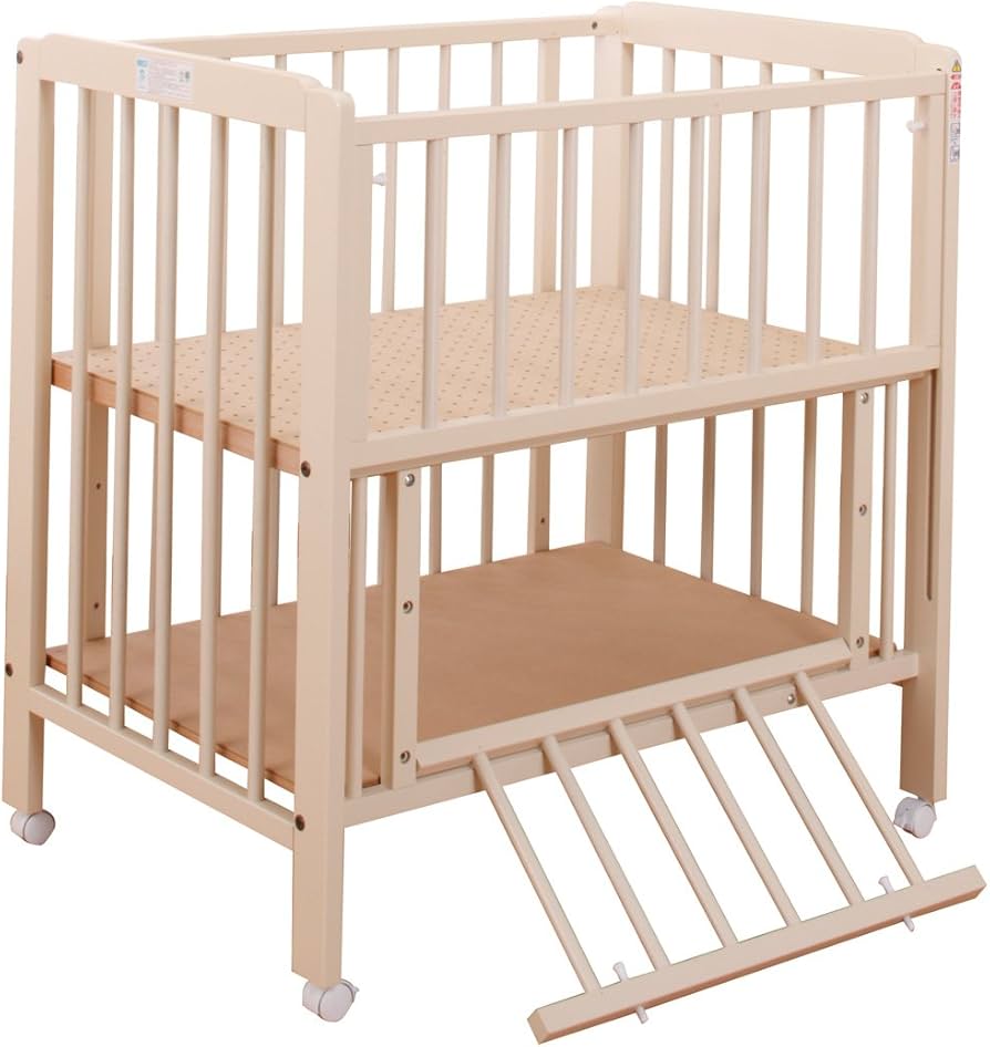 Amazon.co.jp: キンタロー ベビーベッド ハイタイプ ミニベッド