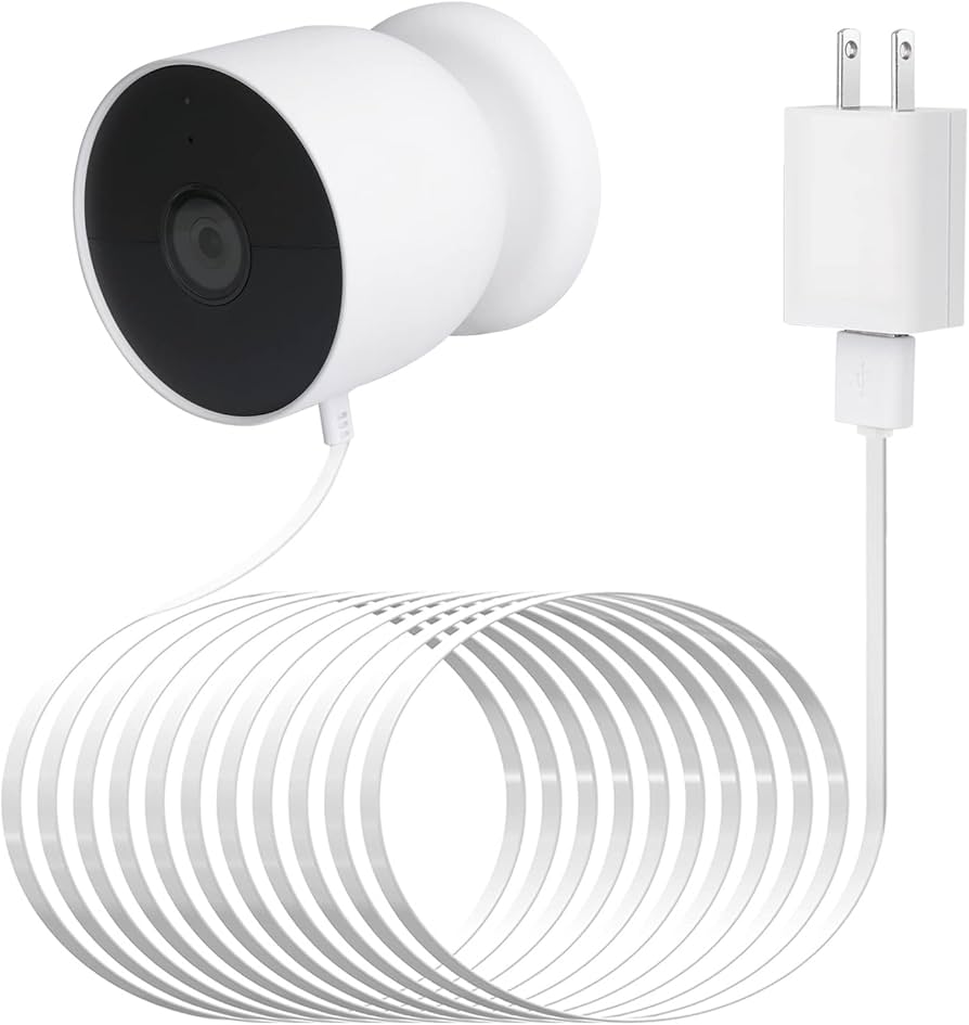 Amazon | wochel Google Nest Cam(バッテリー)対応電源ケーブル 30