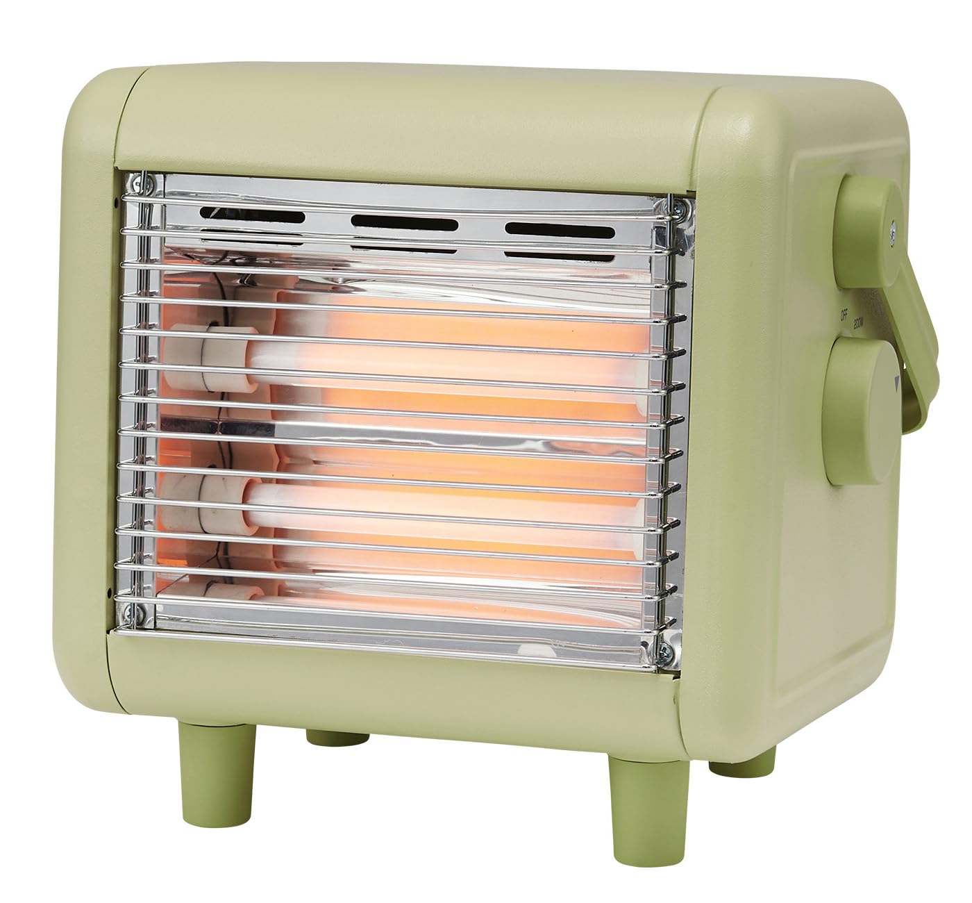 Amazon | ユアサプライムス 電気ストーブ 小型 省エネ 200W 400W YKT