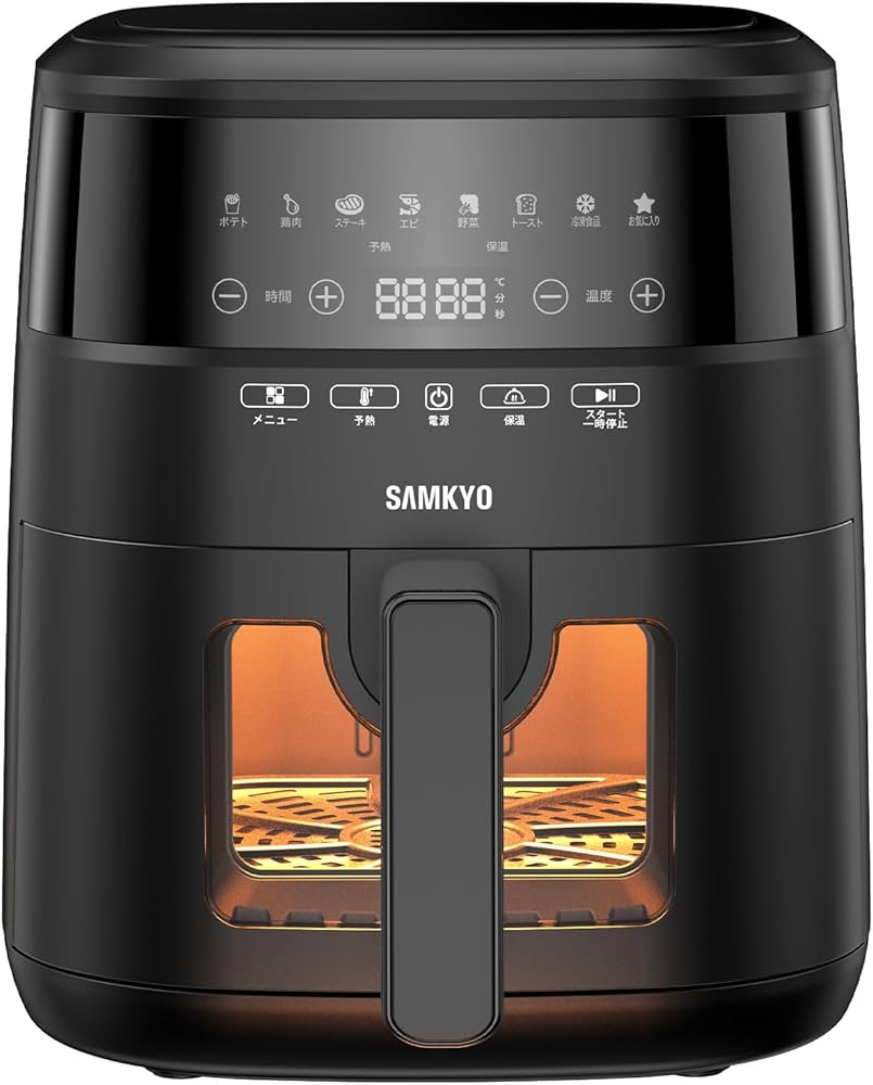 Amazon.co.jp: ノンフライヤー 4.2L 可視窓 大容量 1-4人用 エア