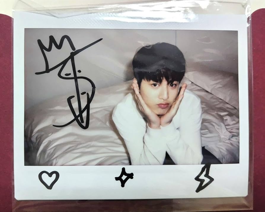 ATEEZ ウヨン 直筆サイン入り ポラロイド ポラ チェキ ATEEZ ウヨン