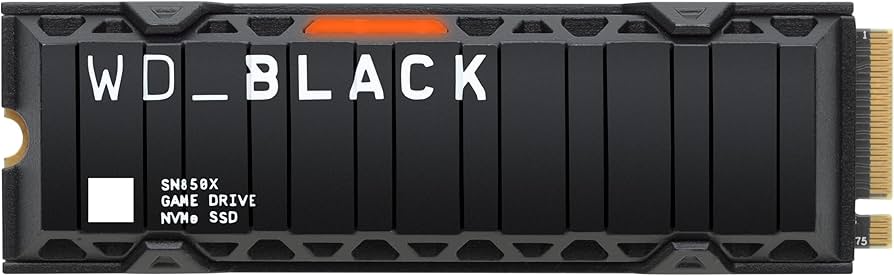 Amazon.com: WD_Black SN850X 4TB NVMe SSD with Heatsink - M.2 2280