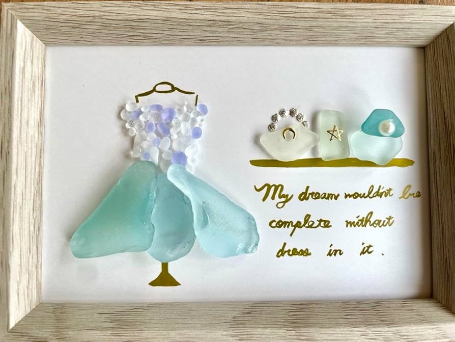 Amazon.co.jp: シーグラスアート No.144『プリンセスのドレス』3