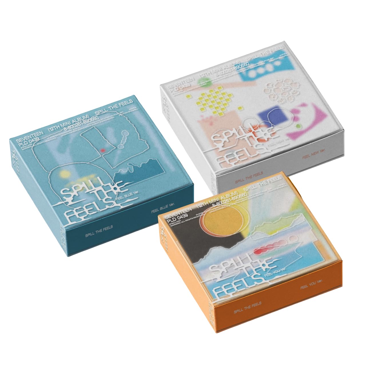 Amazon.com: SEVENTEEN - 12th Mini Album [SPILL THE FEELS] FEEL NEW