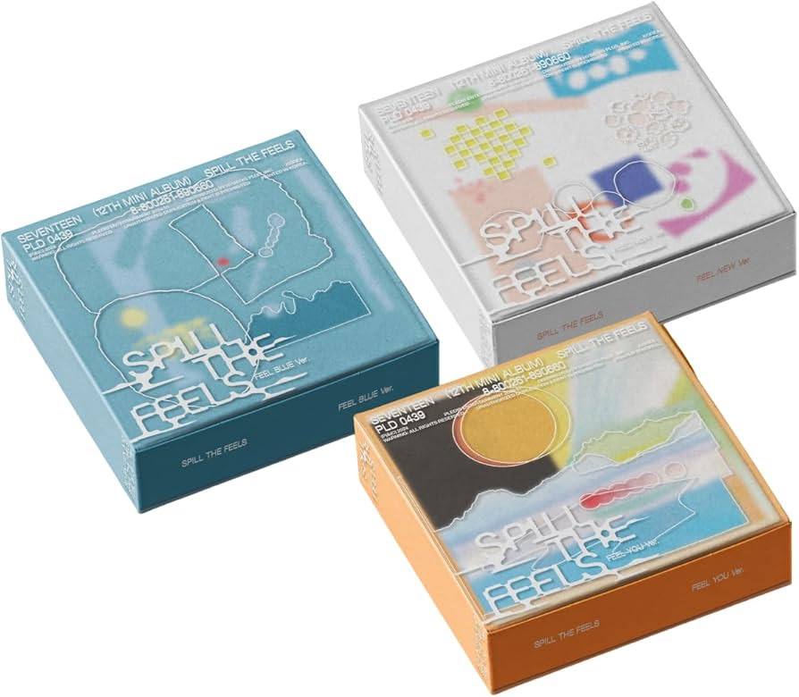 Amazon.com: SEVENTEEN - 12th Mini Album [SPILL THE FEELS] FEEL NEW