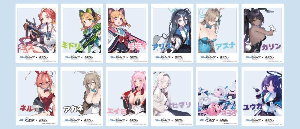 Amazon.co.jp: ブルアカ チェキ風クリアカード 全12種 : おもちゃ