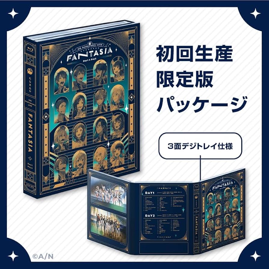 Amazon.co.jp: にじさんじ 4th Anniversary LIVE「FANTASIA」初回生産