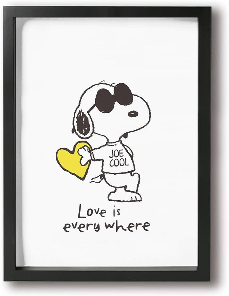 Amazon｜Snoopy スヌーピー アートパネル 壁飾り 絵画 壁掛け ポスター