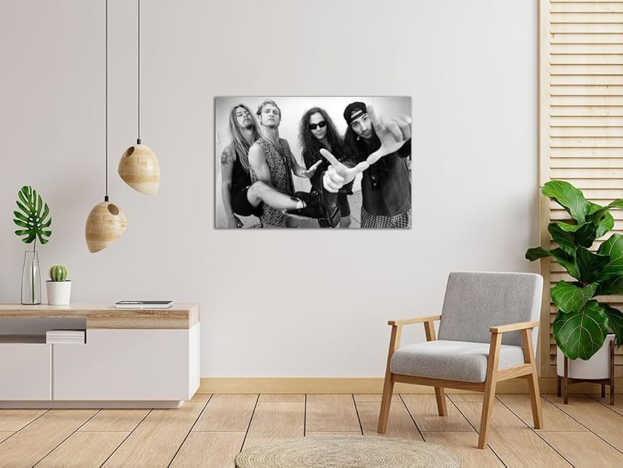 Amazon.com: Alice In Chains Poster Print | Landscape Black And