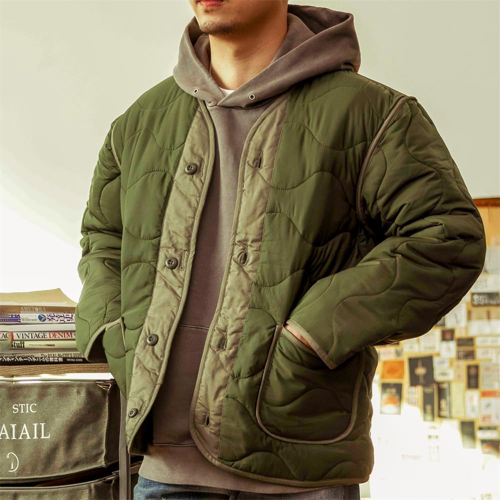 Amazon.com: Red Tornado M-65 Field Jacket Liner Army Green S