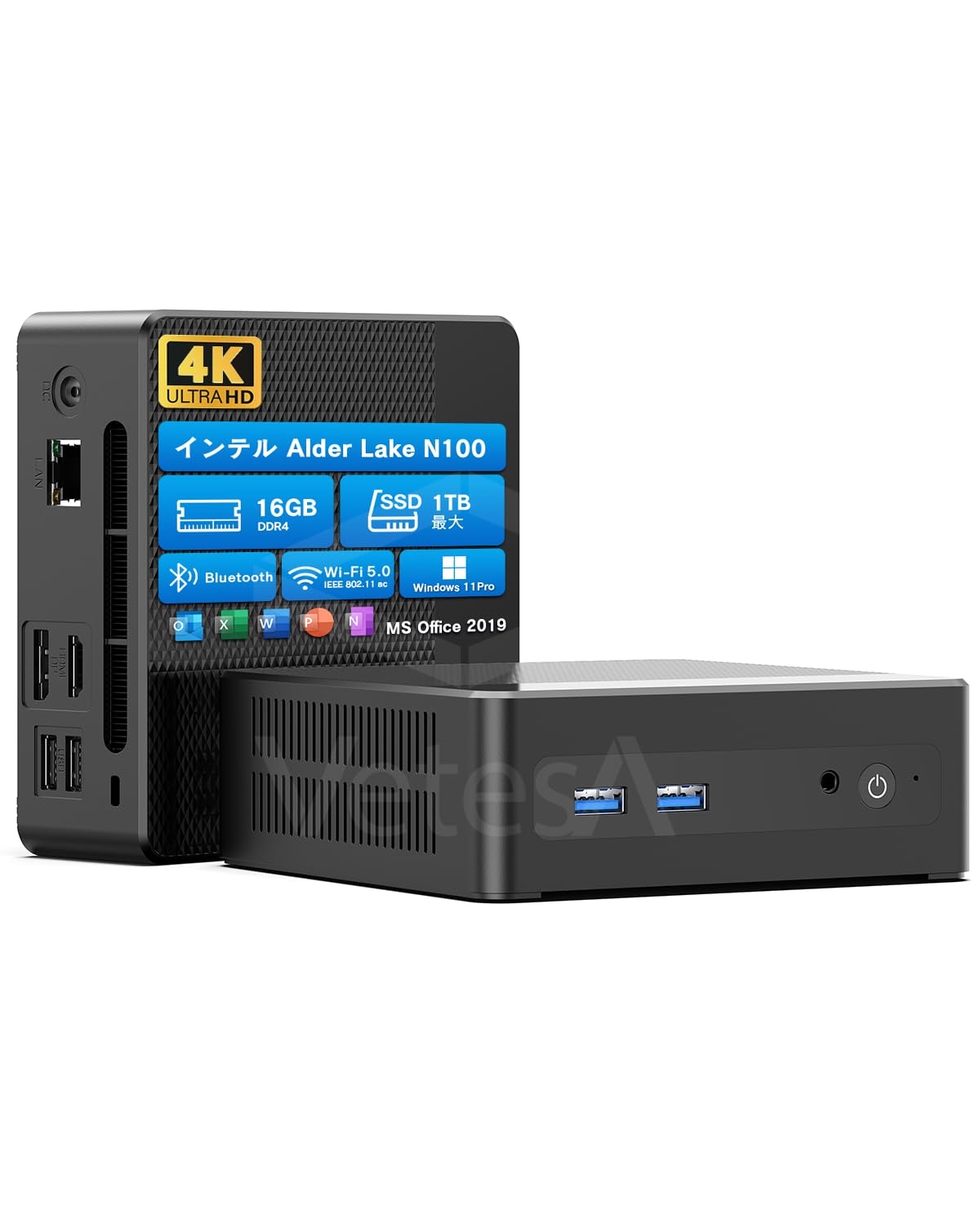 Amazon.co.jp: ミニpc n100 高速動作 mini pc n100 最大3.4GHz 4C4T