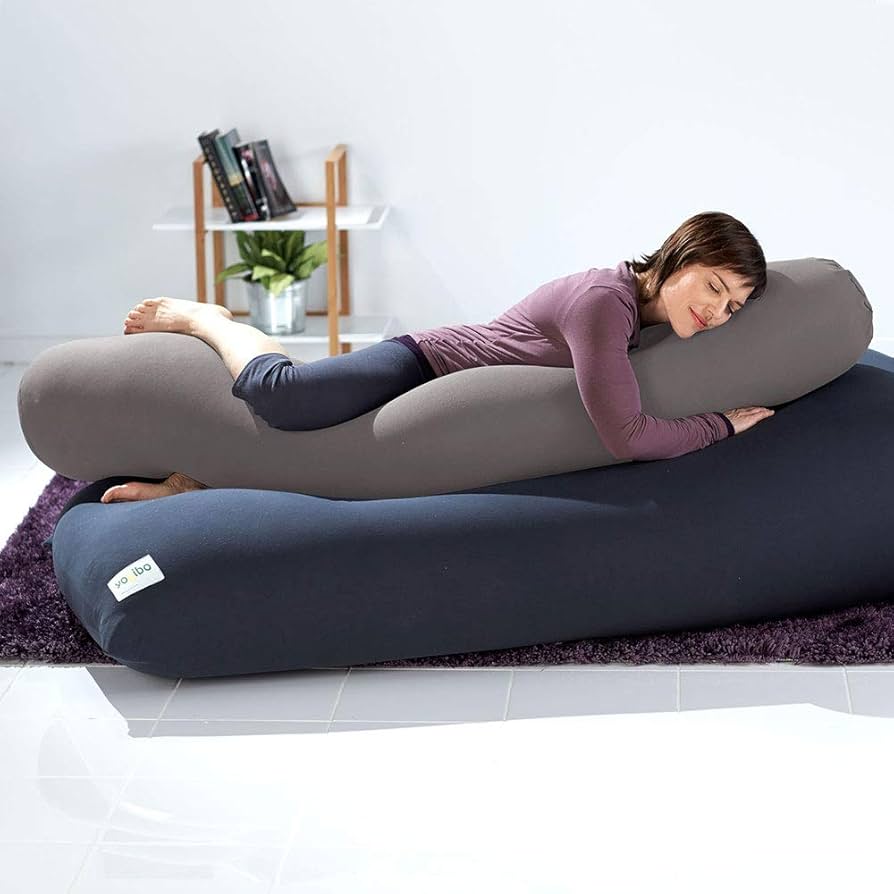 Amazon｜Yogibo Roll Max ヨギボー ロールマックス ライトグレー 抱き