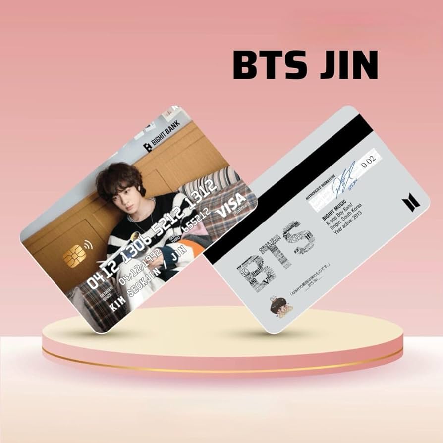 Amazon.co.jp: BTS 防弾少年団 JIN ジン クレジットカード風 トレカ