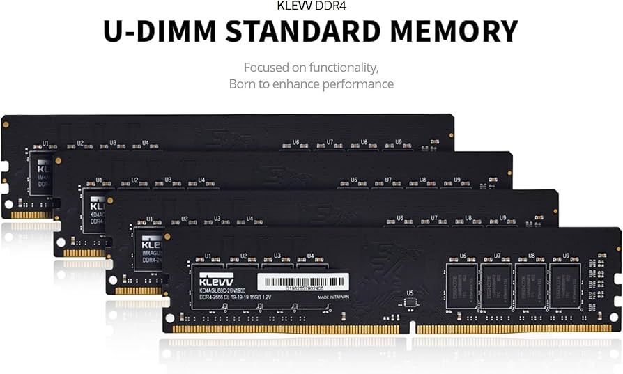 KLEVV DDR4 16GB (1x16GB) 3200MHz CL22 1.2V UDIMM Desktop Ram