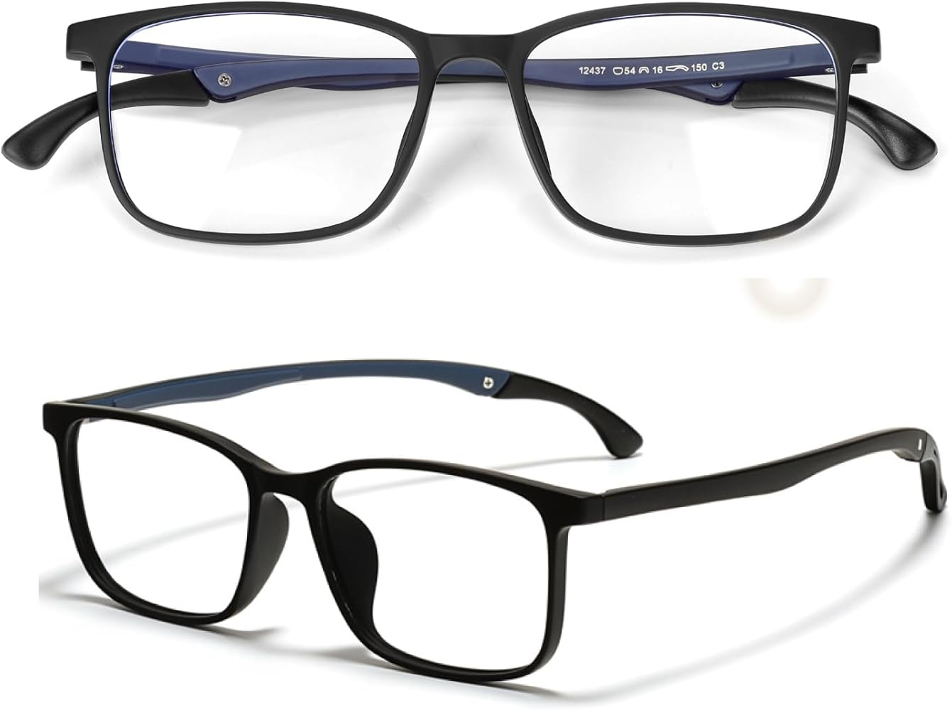 Amazon.co.jp: [愛鏡] ブルーライトカット メガネ ズレ落ち防止 ツル