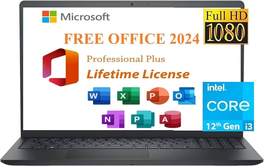 Amazon.com: Dell 2024 Inspiron 15 Laptop, Free Microsoft Lifetime