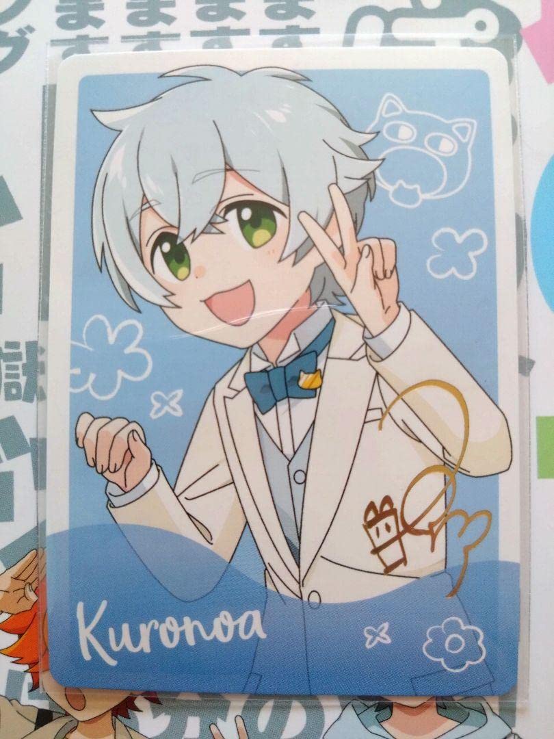 Amazon.co.jp: 日常組 日常展 クロノア サイン入り 箔押し カード