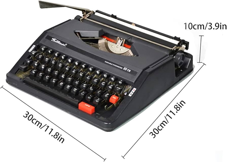 Amazon.co.jp: 伝統的なポータブル手動タイプライターマシン、作家の