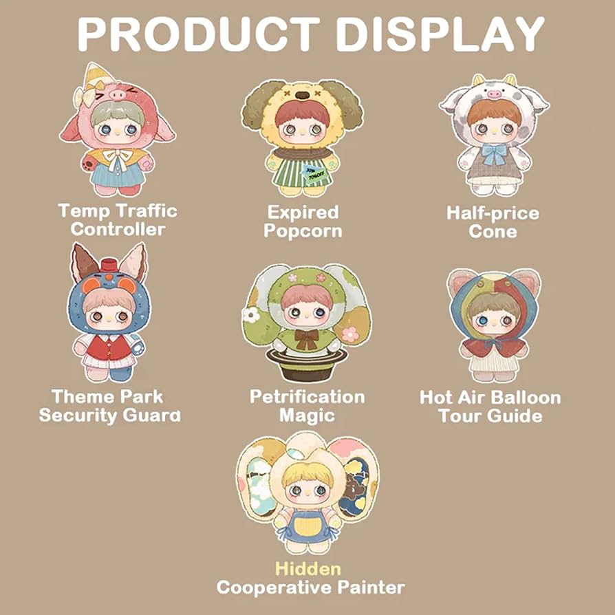 Amazon.com: Fesuphy Maymei Blind Box Plush Figures, Cute Vinyl