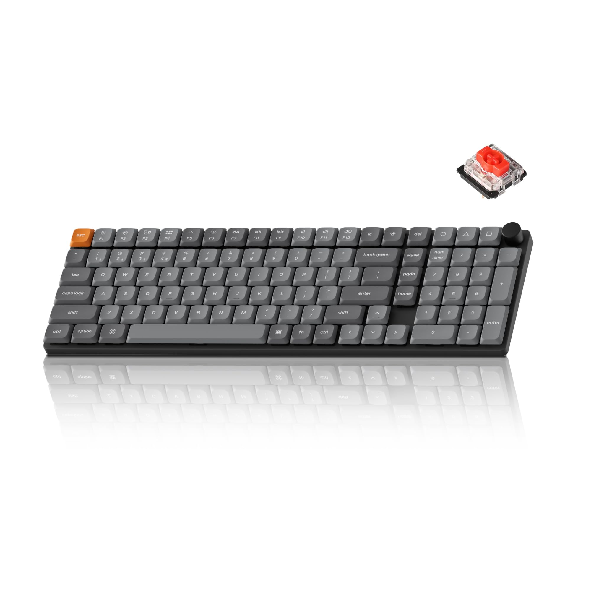 Amazon.com: Keychron K17 Max 96% Layout QMK/Launcher Ultra-Slim