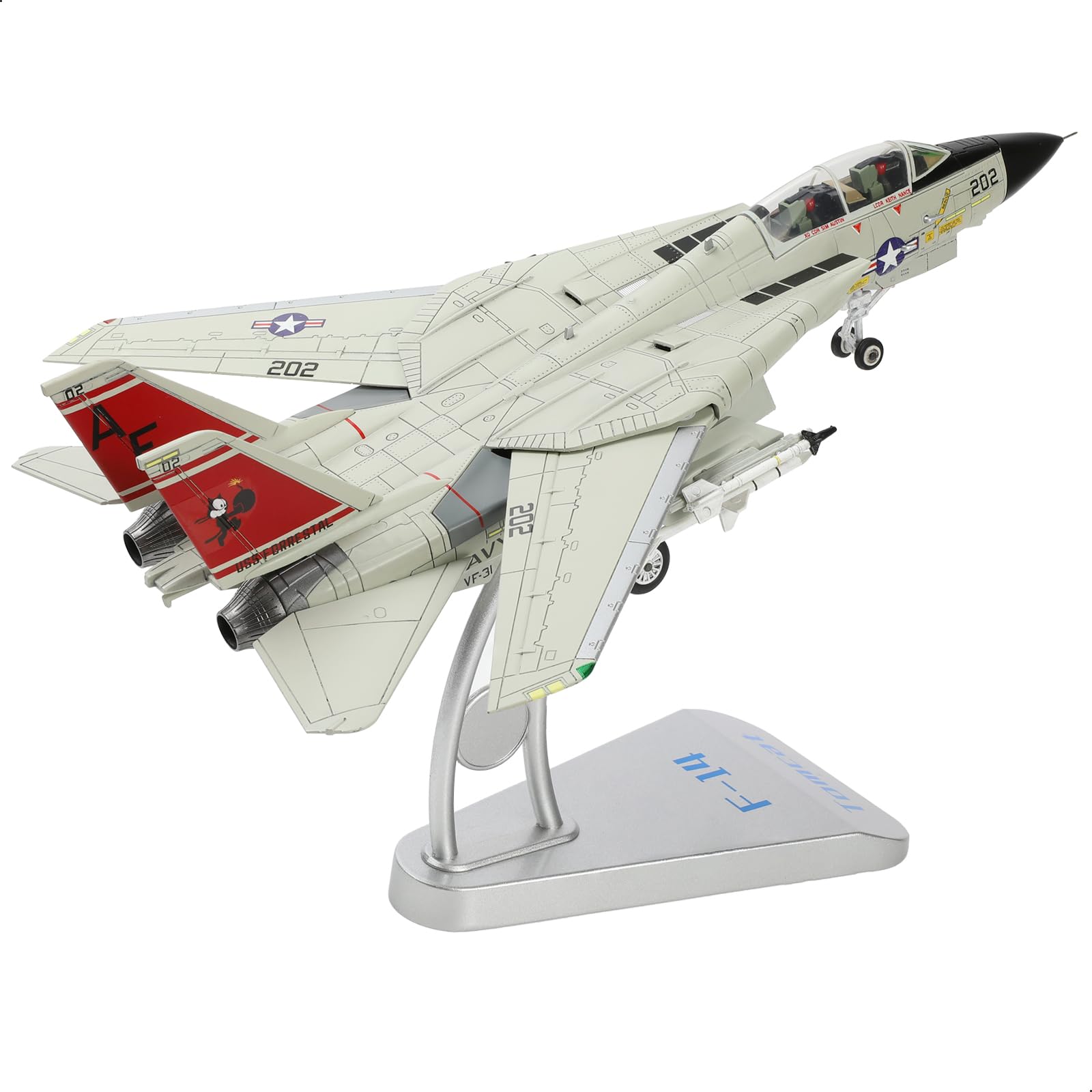 Amazon.co.jp: NUOTIE F-14A Tomcat 1/72 メタル飛行機モデルキット