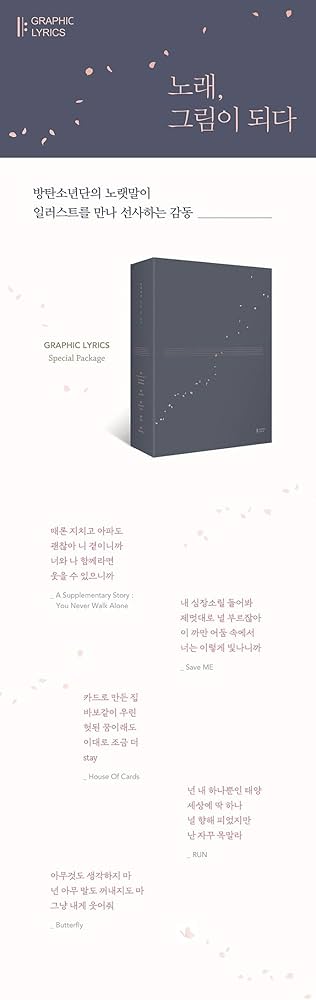 Amazon.com: Bangtan Boys BTS Graphic Lyrics Special Package (Incl