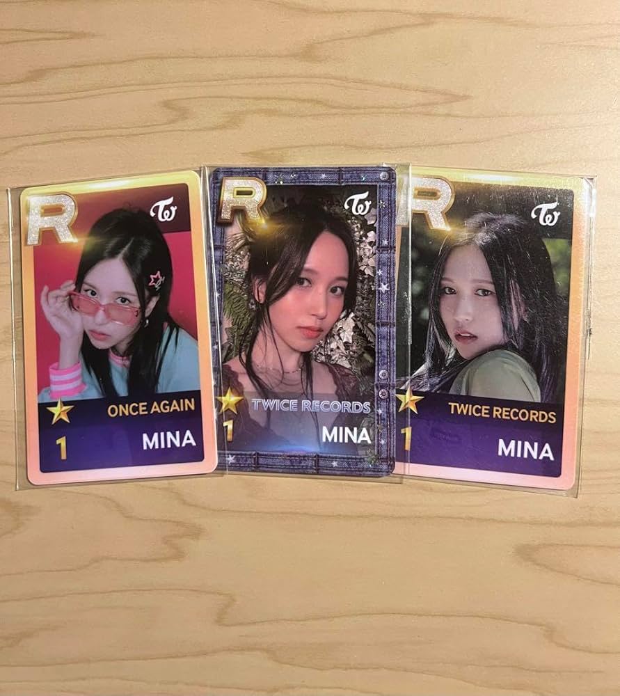 Amazon.co.jp: twice ssjyp superstar jyp ミナ トレカ セット : おもちゃ