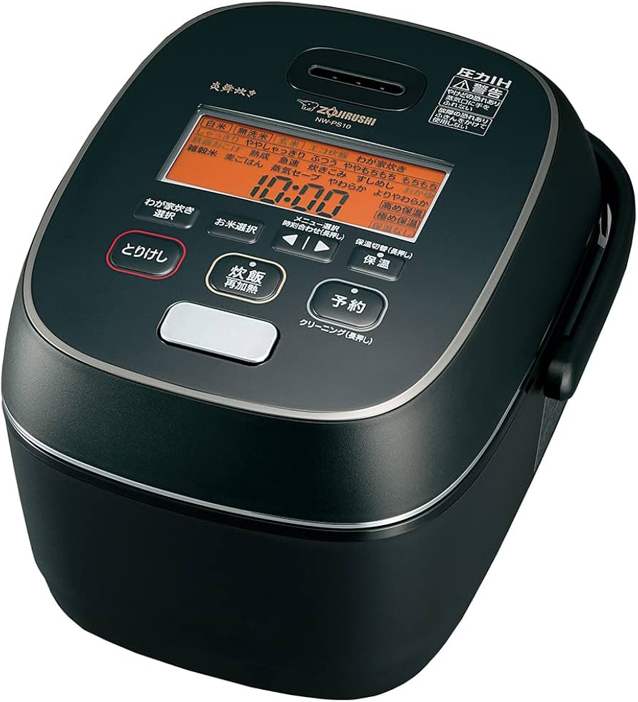 Amazon | 象印マホービン 炊飯器 5.5合 炎舞炊き 濃墨 NW-PS10-BZ