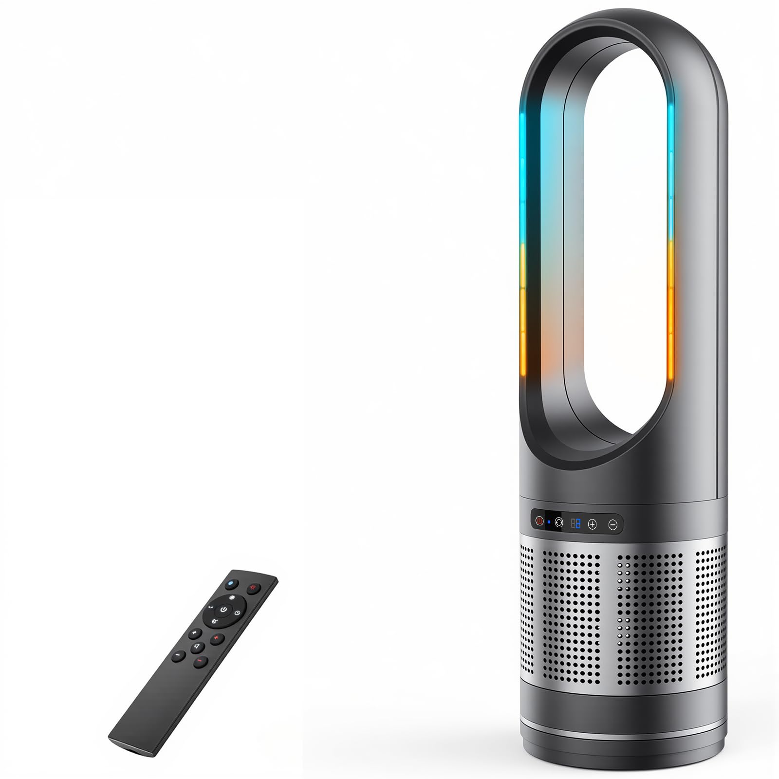 Amazon | 【2025最新空気浄化・羽無し・冷暖兼用】タワーファン