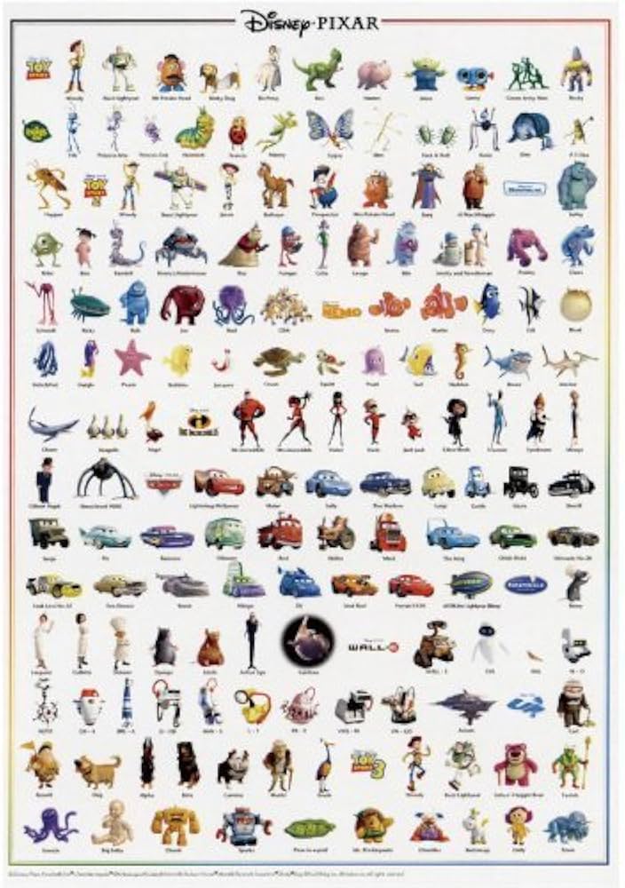 Amazon.co.jp: 1000ピース ジグソーパズル ディズニー ピクサー大図鑑