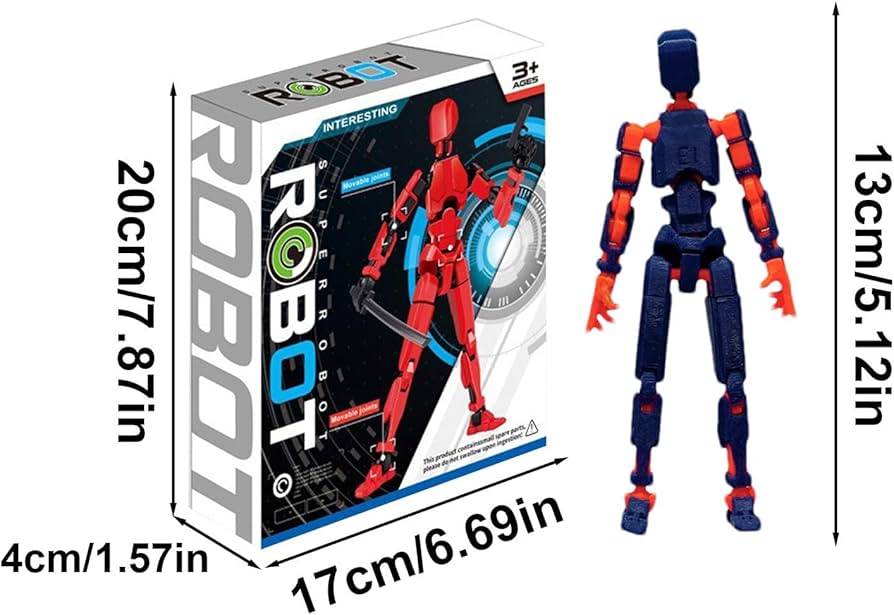 Amazon | T-13 アクションフィギュアセット、カラーボックスバージョン