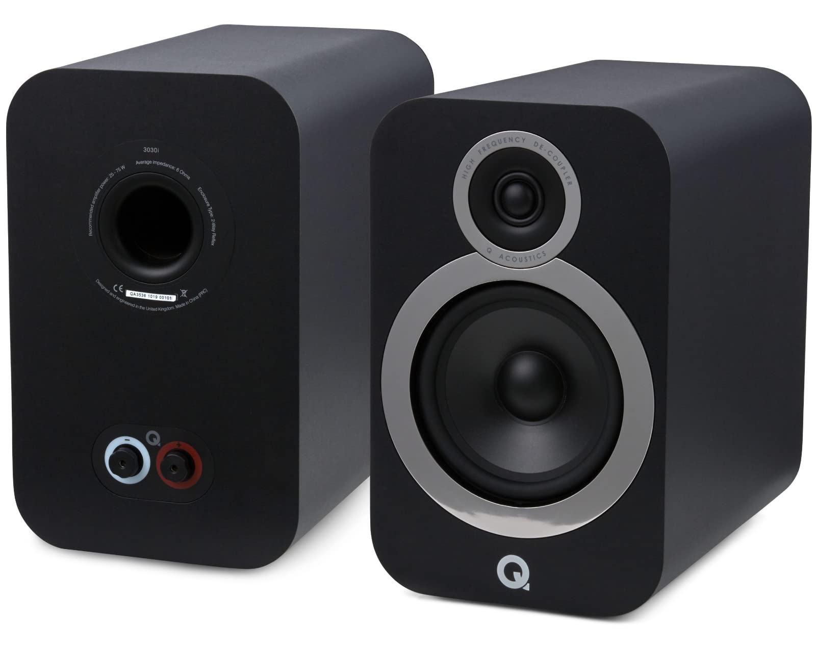 Amazon.com: Q Acoustics 3030i Bookshelf Speakers – Carbon Black