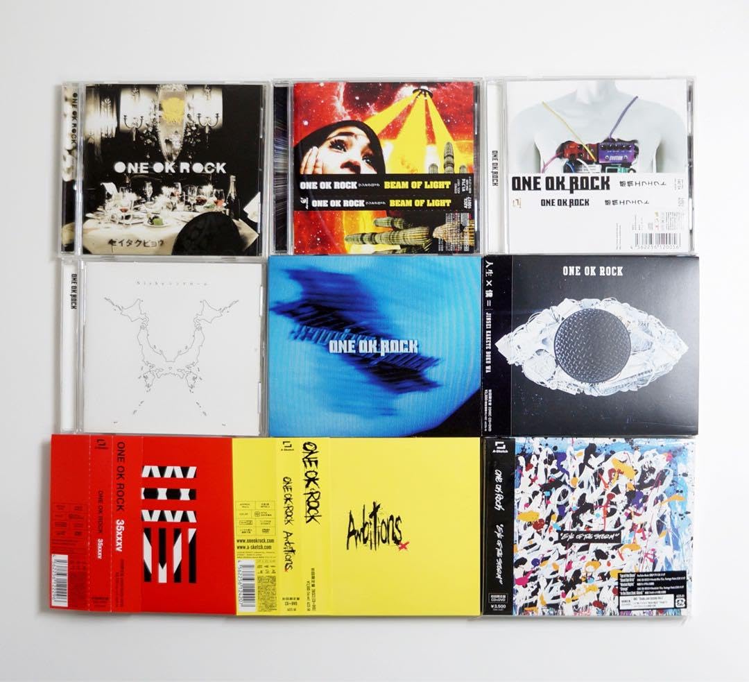 ONE OK ROCK CD アルバム 9枚セット (日本盤 & 海外盤) ONE OK ROCK CD