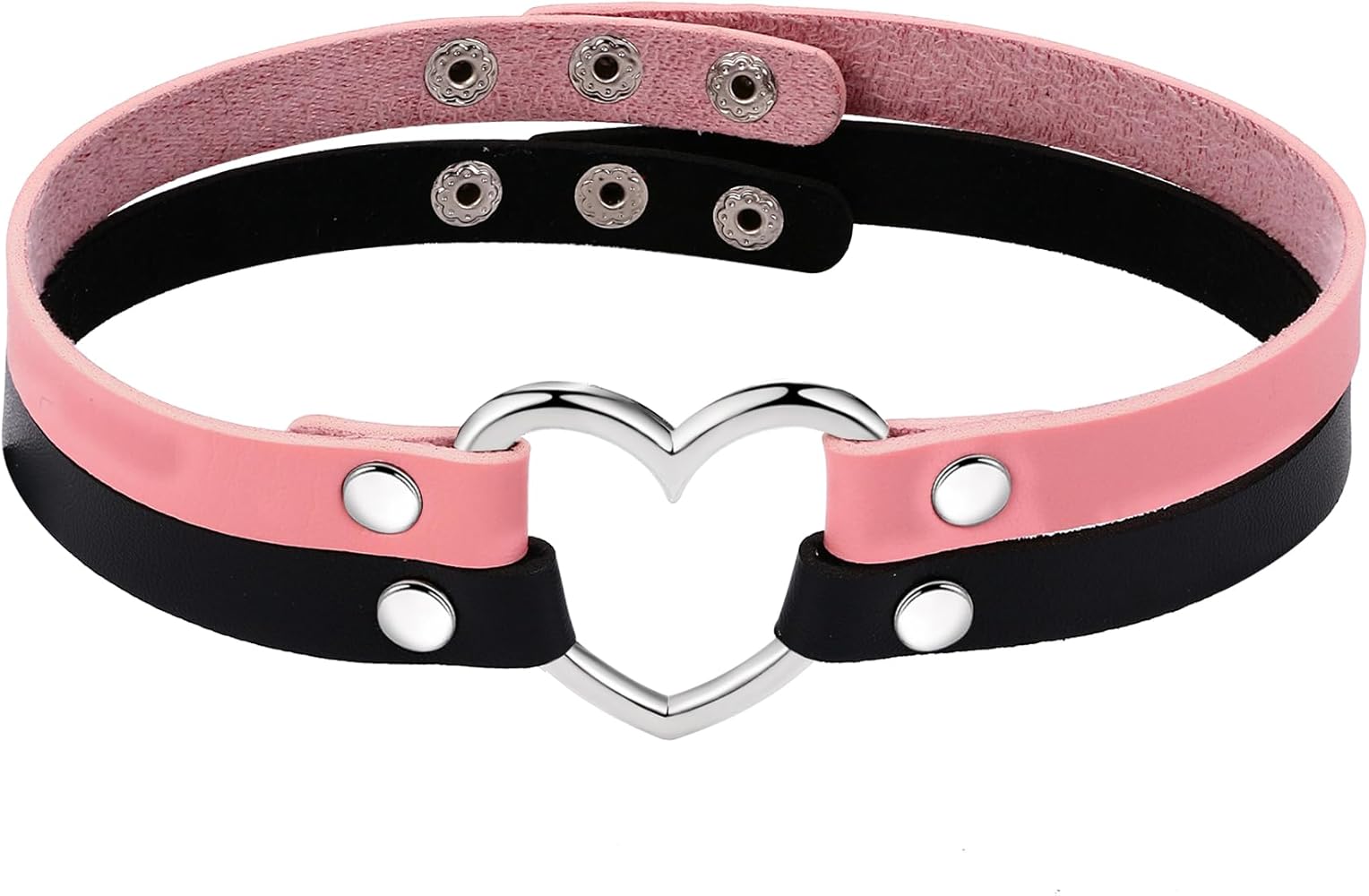 Amazon.com: OIDEA Heart Choker Necklace for Women - Short Pink