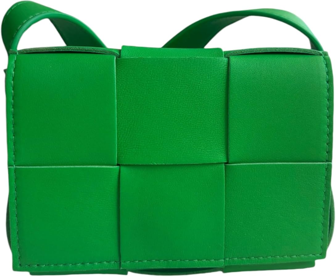 Bottega Veneta Candy Cassette Mini Bag, Parakeet Green: Handbags