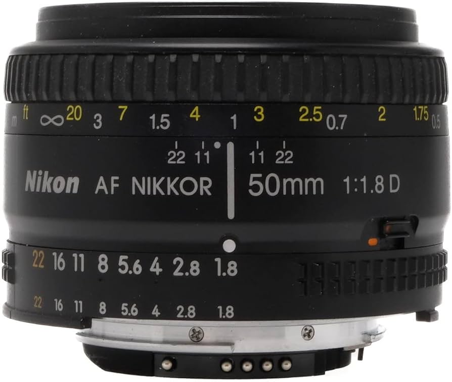 Amazon.com : Nikon AF FX NIKKOR 50mm f/1.8D Lens for Nikon DSLR