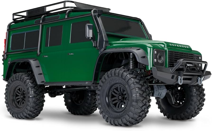Amazon.com: Traxxas TRX-4 Defender Clipless - Green : Toys & Games