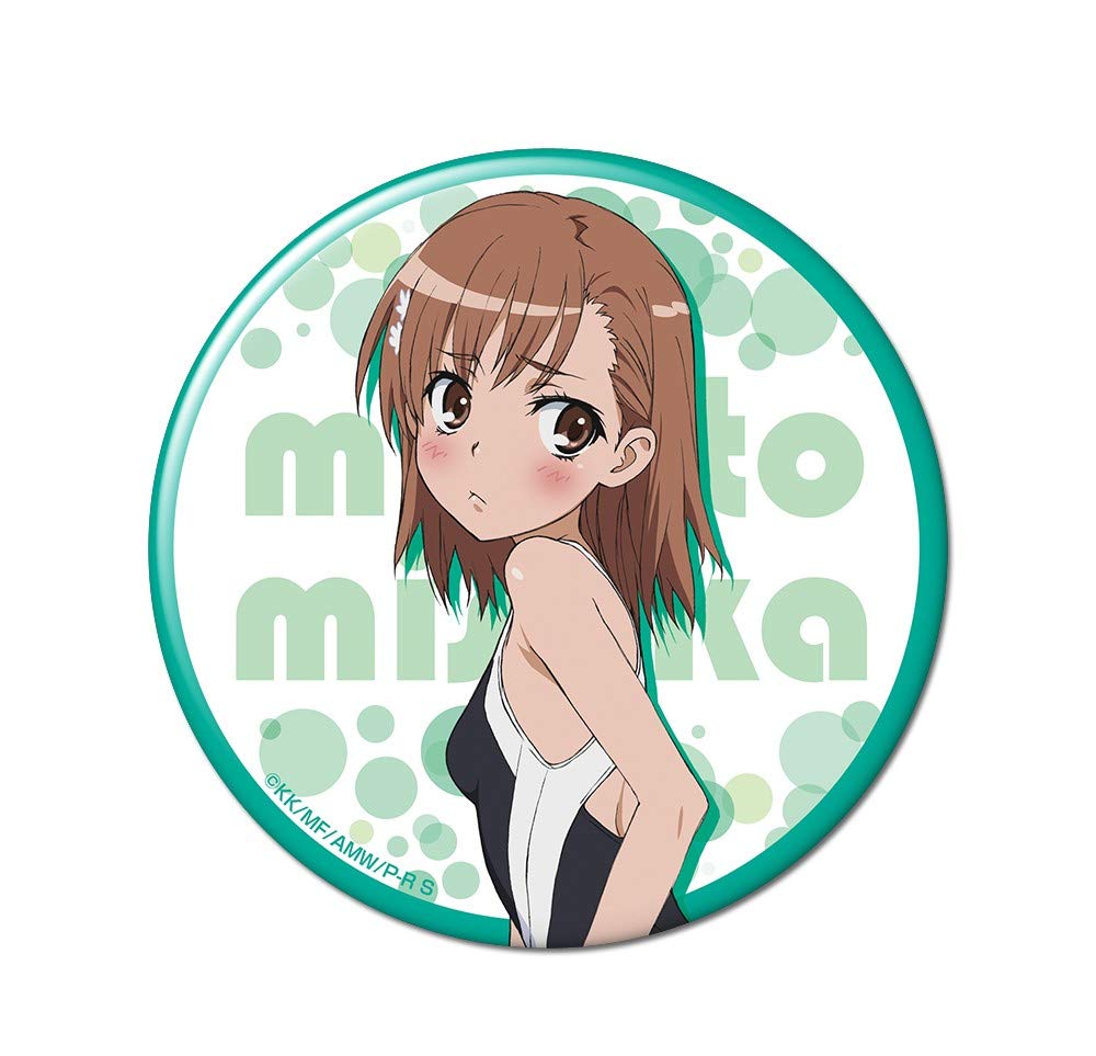 Amazon | とある科学の超電磁砲S 缶バッジ デザイン02(御坂美琴/B